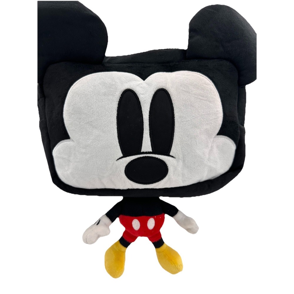 Disney Mickey Mouse Plush Sling Purse Bag Bioworld New With Tags 11"‎ x 8"